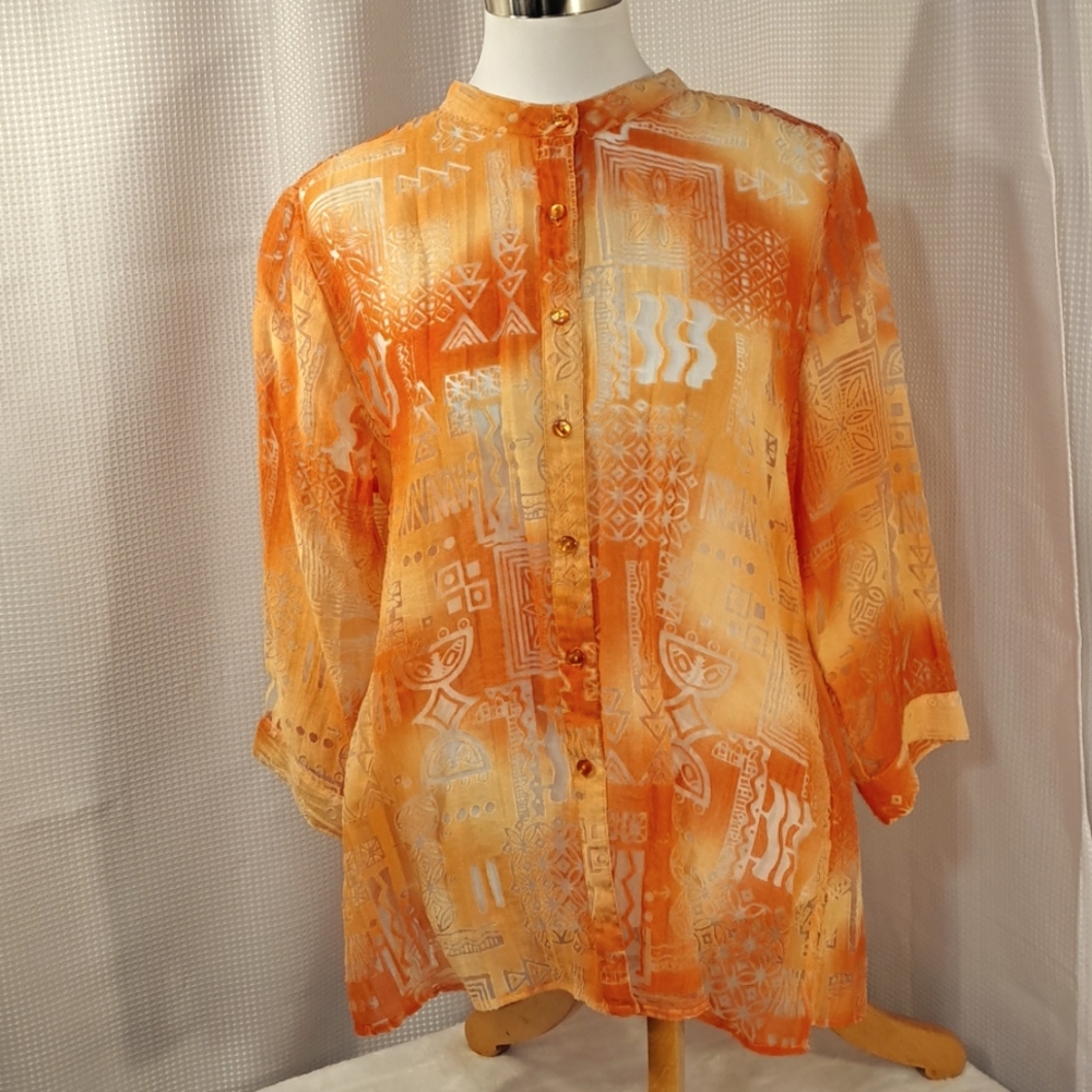 3/$25 Rebecca Malone Sheer Top